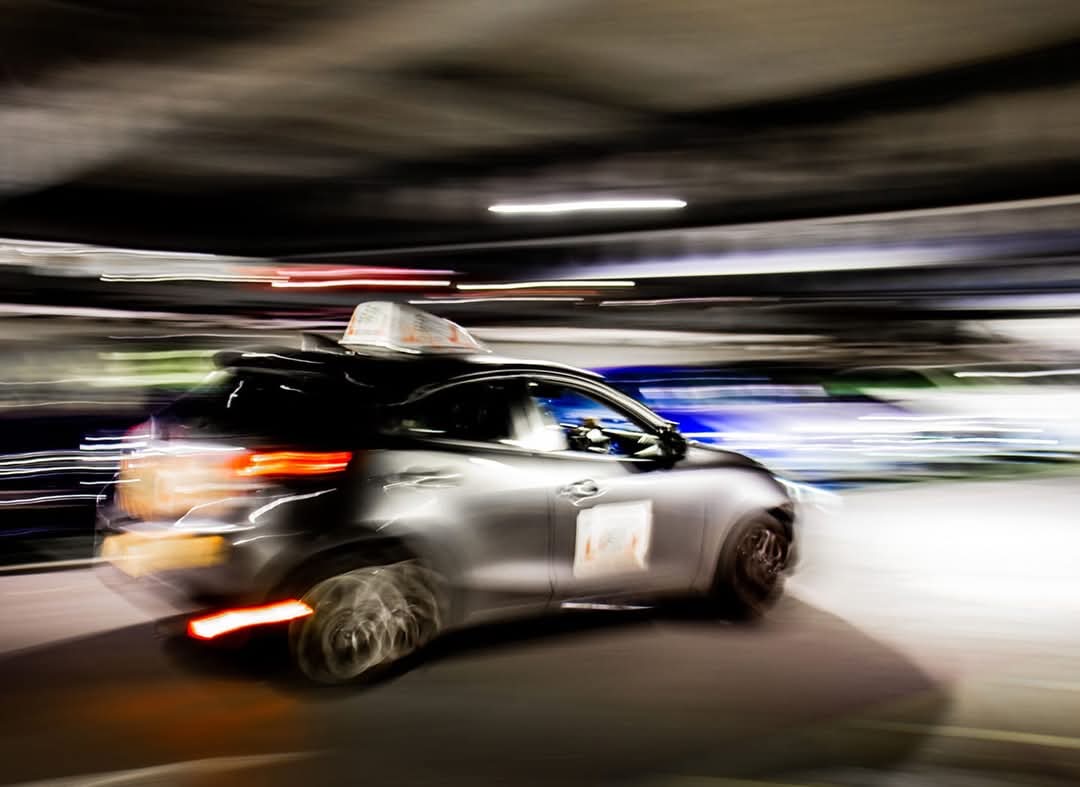 Mazda CX-3 dual-control lesson vehicle in motion